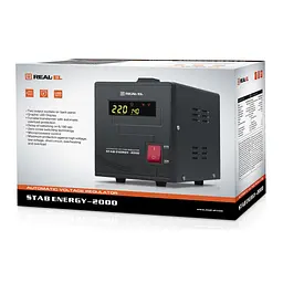 Стабілізатор напруги REAL-EL STAB ENERGY-2000 (EL122400013) - мініатюра 7