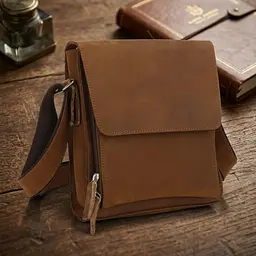 Сумка чоловіча 14159 із вінтажної шкіри Vintage коричнева