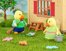Набір фігурок Li'l Woodzeez Сім'я Качок 4од книжка EN det0018343 - мініатюра 7