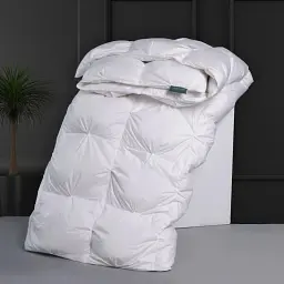 Набір MirSon пуховий №10002 Imperial Brilliance демі ковдра 140х205 см + подушка білий (2200010810448) - мініатюра 3