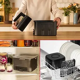 Мультипіч Tefal Easy Fry Silence XXL 1800 Вт чорна (EY8428E0) - мініатюра 12