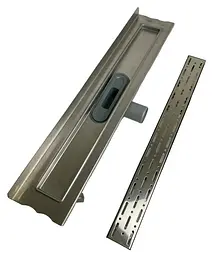 Душовий канал з горизонтальним фланцем Maxiflow Standart Line 60 см решітка Дощ 4053.0Y050K.060.1 - мініатюра 4