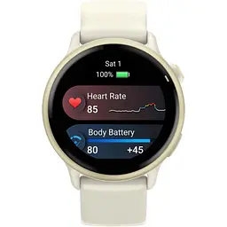 Смарт-годинник Garmin Vivoactive 6 Lunar Gold with Bone Band [010-02985-01] [137232] - мініатюра 2