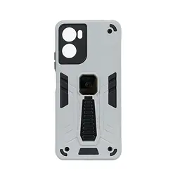Чехол для Motorola G06 4G/G06 Power 4G, Proover, серый, с подставкой и магнитом, противоударный, ударопрочный, бронированный, панель-накладка, защита всего корпуса, термополиуретан (TPU) + поликарбонат (PC), ArmorStandart (ARM89065)