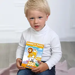 Магнітні пазли Magdum For Beby Зоо ML4031-18 EN - мініатюра 7