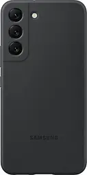 Оригінальний силіконовий чохол Silicone Cover для Samsung Galaxy S22 (S901) EF-PS901TBEGRU Black - мініатюра 3