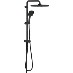 Душева система Grohe Flex Tempesta System з перемикачем настінного монтажу 250 Cube 269772431, Чорний матовий