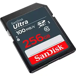 Карта пам'яті SanDisk 256GB SDXC Ultra UHS-I Class 10 (SDSDUNR-256G-GN3IN) [94246] - мініатюра 2