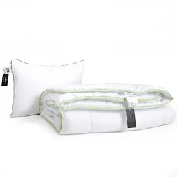 Набір MirSon антиалергенний №9586 Eco Line Ecosilk зима ковдра 140х205 см + подушка білий (2200010807134) - мініатюра 2