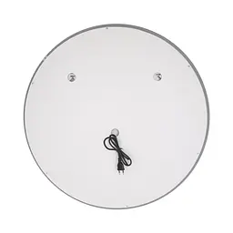 Дзеркало Qtap Mideya R800 з LED-підсвічуванням Touch, з антизапотіванням, з годинником, диммером яскравості QT2078NCR8080W - мініатюра 7
