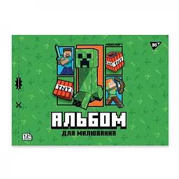 Зошит для малювання А4 Yes Minecraft Boom 12 аркушів 8 шт. (130593) - мініатюра 4
