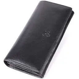 Жіночий місткий гаманець з натуральної шкіри Tony Perotti 20905_1 (3630 nero) чорний