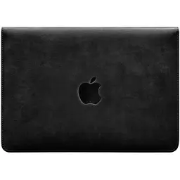 Чохол-конверт BlankNote із клапаном шкіра+фетр для MacBook 16" Чорний Crazy Horse