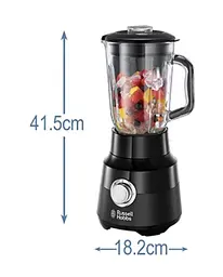 Блендер стаціонарний Matte Black 650Вт, чаша-1500мл, чорний Russell Hobbs kuh0015596 - мініатюра 8