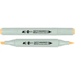 Набір спиртових маркерів Santi Brush SA-36 кремовий 6 шт. (390919)