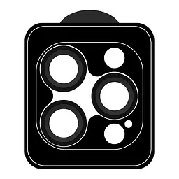 Протиударне захисне скло Pro на камеру Apple iPhone 13 Pro Max/13 Pro black, преміум захист об"єктивів від подряпин та ударів, захист для камери, ArmorStandart (ARM68068)