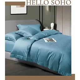 Комплект постільної білизни Soho Boutique євро Dew Teal (A130104) - мініатюра 2