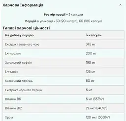 Жироспалювач Myvitamins Thermopure 180 капсул - мініатюра 2