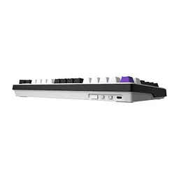 Клавіатура Hator Hellyberry HK75 Mechanical Linear RGB Wireless/Bluetooth/USB UA White/Violet (HK75_wireless) - мініатюра 5