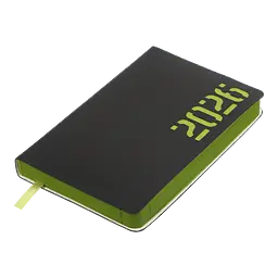 Щоденник датований Buromax Neon 2026 A6 штучна шкіра жовтий (BM.2589-08) - мініатюра 2