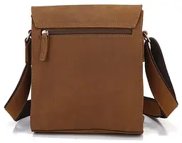 Чоловіча шкіряна сумка Vintage 21,5х25,5х7,5 см sum0012446 - мініатюра 4