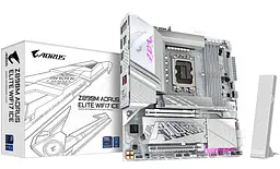 Материнська плата Gigabyte Z890M AORUS ELITE WiFi7 ICE (Z890M AORUS ELITE WIFI7 ICE) (Socket 1851, Intel Z890, Micro-ATX) - мініатюра 6