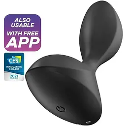 Анальна смарт-пробка з вібрацією Satisfyer Sweet Seal Black - мініатюра 2