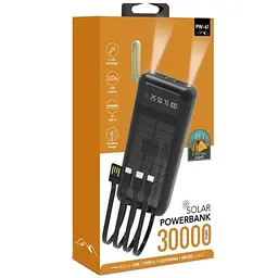 Повербанк Powerbank ACL PW61 30000mAh Solar Type-C/Lighting/Micro-USB Black - мініатюра 7