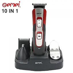 Бездротова машинка для стрижки волосся тример Gemei GM-592 - мініатюра 3