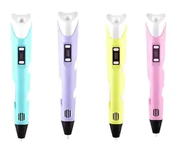 3D Pen-6 Великий набір для творчості 3Д ручка з LCD дисплеєм, графічний планшет, 100 м пластику та трафарети в комплекті - мініатюра 5