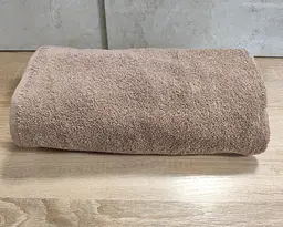Рушник турецький махровий однотонний Zeron 70х140 Kahve щільність 500 г/м2