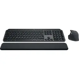 Комплект (клавіатура + миша + килимок) Logitech MX Keys for Business UA графітовий + Desk Mat Studio Series середньо-сірий (MX920-010933) [176476] - мініатюра 2