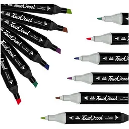 Набір двосторонніх маркерів Touch Sketch Marker у сумці Touch-36 36 шт. (1457479232) - мініатюра 4