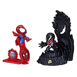 Набір іграшковий Hasbro Marvel Stunt Squad Герой проти лиходія Spider-Man vs Venom (F6895_F7068)