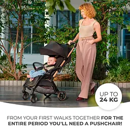 Прогулянкова коляска Kinderkraft Apino Dove Grey (KSAPIN00GRY0000) - мініатюра 11