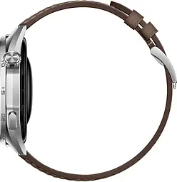 Смарт-годинник Huawei Watch GT 6 46mm Steel with Brown Composite Leather Strap (55020FTW) - мініатюра 6