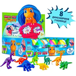 Флаффі-лізун Okto Dino Egg 80091 у яйці з динозавриком - мініатюра 2