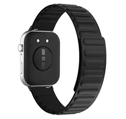Силіконовий магнітний ремінець Primolux Magnet для смарт-годинника Huawei Watch Fit 3 Black - мініатюра 2