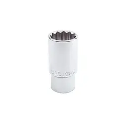Торцева головка 30 мм 1/2" довга 12-гранна Toptul hoz0009419