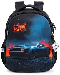 Ортопедичний шкільний рюкзак 6 в 1 для хлопчика School Standard 38х30х18 см з Машиною для першокласника (SET 170-72) - мініатюра 7