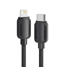 Швидка зарядка iPhone компактний GaN-блок 20 Вт на два порти та нейлоновий кабель USB-C — Lightning - мініатюра 2