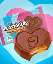 Шоколадна цукерка MrBeast Feastables Caramel Heart 35г - мініатюра 3