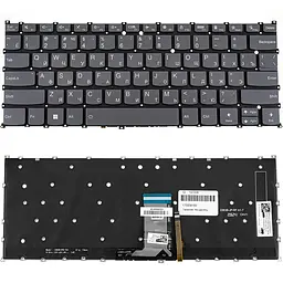 Клавіатура для ноутбука LENOVO (Yoga 7 14IRL8) rus чорний без кадру підсвічування клавіш