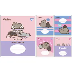 Набір зошитів Yes Pusheen The Cat А5 18 аркушів у клітинку 25 шт. (767615)