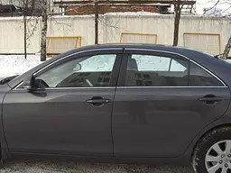 Дефлектори вікон вітровики Toyota Camry V40 2006-2011 Хром молдинг (08611-33080) - мініатюра 3