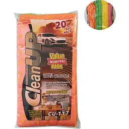 Серветка CleanUp CU-117 мікрофібра універсальна 30x30 см 20 шт. (km-9729) - мініатюра 2
