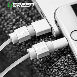 Захисна насадка UGREEN LP127 для кабелю Apple 6 шт/уп Білі (40705) - мініатюра 5