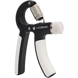 Еспандер кистьовий Cornix 5-60 кг з регульованим навантаженням XR-0142 Black/Grey