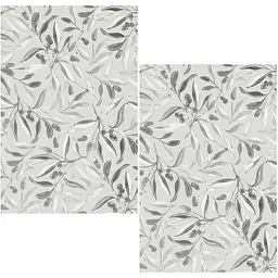 Набір рушничків для кухні Ardesto Grey Leaves cірий 38 х 63 см 2 шт. (ART3863GL)