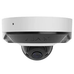 IP-Камера дротова DomeCam Mini HL white, 8мп, 4мм, гібридне підсвічування IR 15м, білий Led 15м Ajax teh0015960 - мініатюра 2